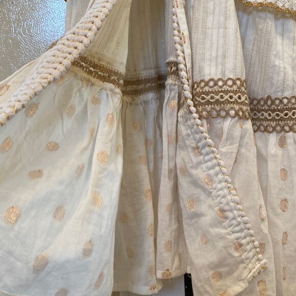 Ramy Brook Maxine Lurex Coverup Mini Dress Model Sample Sz S - Picture 12 of 16